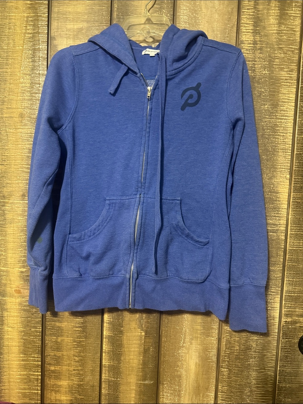 Peloton zip up hooded sweatshirt together we go far